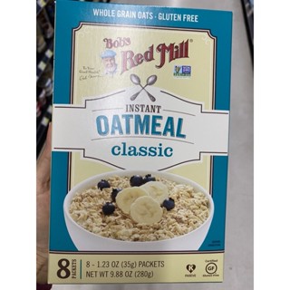 Bob’s Red Mill Instant Oatmeal Classic 280 G. กลูเตนฟรี โอ๊ตมีล คลาสสิค ตรา บ๊อบส เรด มิลล์