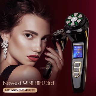 Mini Hifu 3rd Generation เครื่องมินิไฮไฟสําหรับผู้หญิงใบหน้าและร่างกายคางคอมืออาชีพฟื้นฟูผิวหน้าต่อต้านริ้วรอยความร้อนขึ้นอุปกรณ์ความงาม HIFU