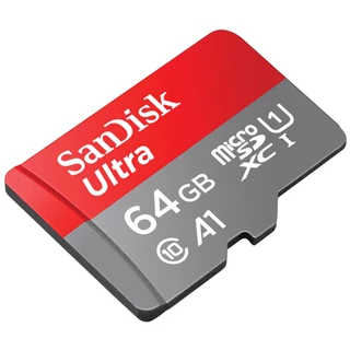 SanDisk Ultra Micro SD Card 64GB Class10 A1Speed 140mb/s (SDSQUAB-064G-GN6MN) เมมโมรี่การ์ด โทรศัพท์
