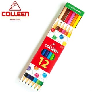 สีไม้ Colleen 2 หัว 12สี/กล่อง