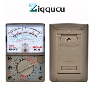 Ziqqucu KH-965 มัลติมิเตอร์ เครื่องดนตรีที่แม่นยํา ตัวชี้ มัลติมิเตอร์ ใช้วัดกระแสไฟ DC ทางเดียว แรงดันไฟฟ้า และแรงดันไฟฟ้า AC