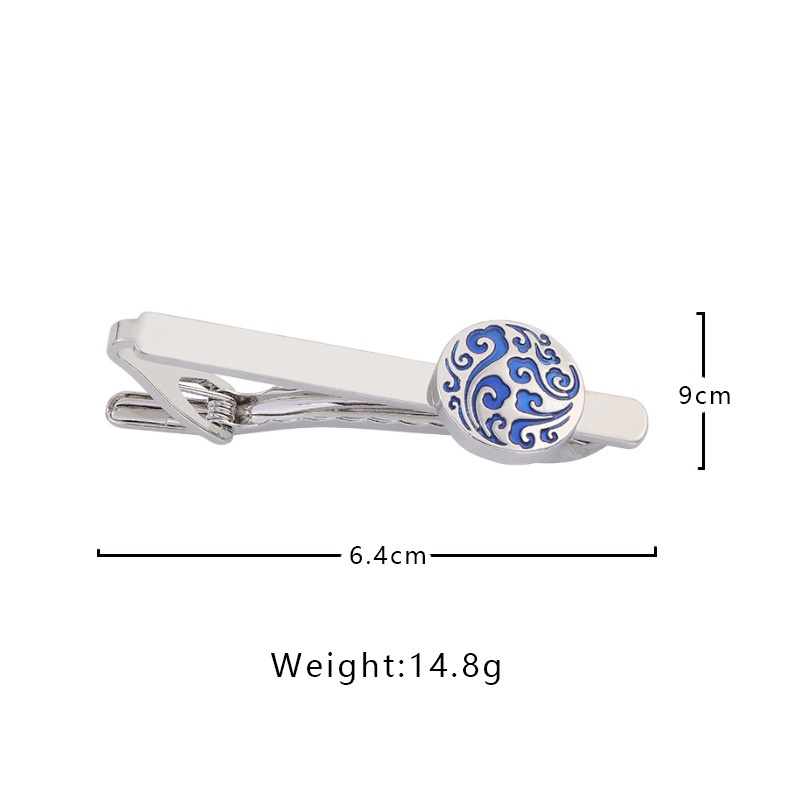 ใหม่ คลิปหนีบเนคไท ประดับคริสตัล คุณภาพสูง หรูหรา สําหรับผู้ชาย งานแต่งงาน - รูปที่ 3