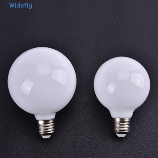 Widefig หลอดไฟแก้วมิลค์กี้ G80 G95 7W E27 หลอดไฟลูกโลก เย็น/วอร์มไวท์ Lampada LED สินค้าที่ดี