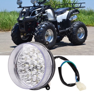 ไฟหน้า ทรงกลม Dc12V 4.3 นิ้ว 3 สาย สําหรับโกคาร์ท Atv 50Cc 70 90 110Cc 125Cc 150Cc 200Cc