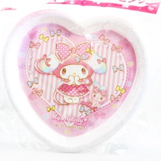 พร้อมส่ง แบบที่ My Melody Rainbow Sanrio Kuji Heart-shaped tray from Japan Sanrio🇯🇵จาน มายเมโลดี้ จากญี่ปุ่น ซานริโอ้