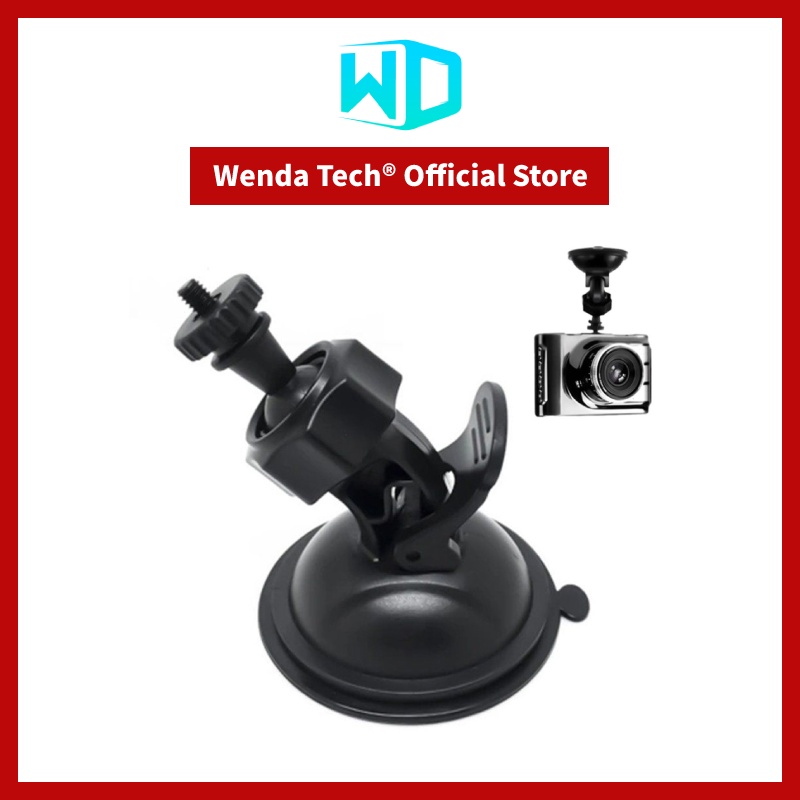 ขาตึดกล้อง แบบดูดกระจก 6มม.อุปกรณ์เสริมตัวยึดกล้องบันทึกวิดีโอรถยนต์ พร้อมสกรูติดตั้ง ⭐  August⭐