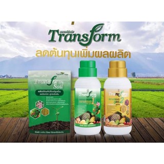 Transform plus ทรานฟอร์ม พลัส ปุ๋ยน้ำช ปุ๋ยปรับปรุงดิน ปุ๋ยเพิ่มผลผลิต แก้ปัญหาการเพาะปลูก เร่งราก เร่งดอก ต้นไม้แข็งแรง