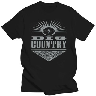 ใหม่ เสื้อยืดลําลอง ผ้าฝ้าย แขนสั้น คอกลม พิมพ์ลายวงร็อค Stuart Adamson Big Country สําหรับผู้ชายS-5XL