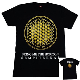 เสื้อยืดผ้าฝ้าย แขนสั้น พิมพ์ลาย Bring Me Horizon Sempiternal โอเวอร์ไซซ์ ไซซ์ XS-6XL สําหรับผู้ชายS-5X