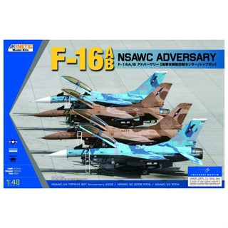 Aircraft Model Kinetic Model 1/48 KI-K48004 F-16A/B NSWAC AGRESSOR