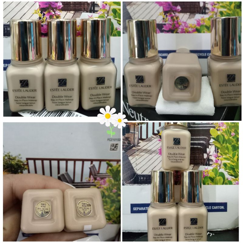 รองพื้นเอสเต้Estee Lauder Double Wear  Stay-In-Place Makeup SPF10 / PA++ 7 ml สี 1W1#Bone