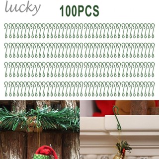 100Pcs Christmas Bauble Ornament Hooks S-Shaped Metal Hanger for Christmas Tree