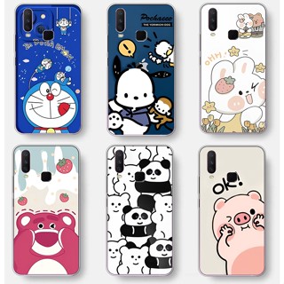 เคสโทรศัพท์มือถือ ซิลิโคนนุ่ม TPU สําหรับ vivo y12 y12i y11 2019 y15 2020