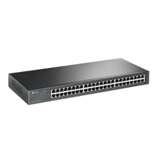 TP-Link TL-SF1048 8-port 10/100M Switch, 48 10/100M RJ45 ports, 1U 19-inch rack-mountable steel case