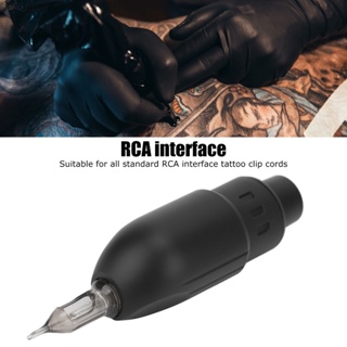 Rotary Tattoo Machine Pen เครื่องสักปากกาโรตารี่ Rca อินเตอร์เฟซ Liner Shader มอเตอร์ สําหรับตลับเข็ม