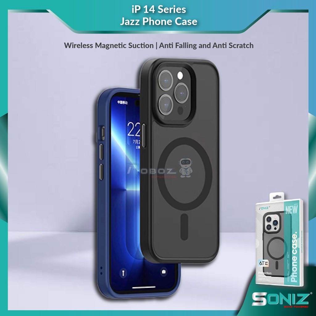 Phone Casing iP 14 series Pro Max Jazz Phone case แม่เหล็กไร้สาย