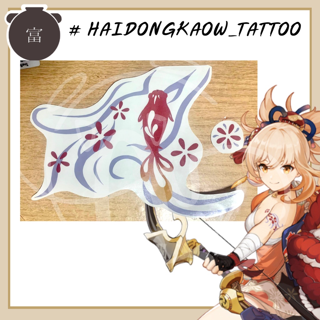 📦 พร้อมส่ง 📦 tattoo แทททู genshin impact เกนชิน อิมแพค yoimiya