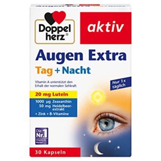 Doppel herz aktiv Augen Extra Tag + Nacht Kapseln, 30 St