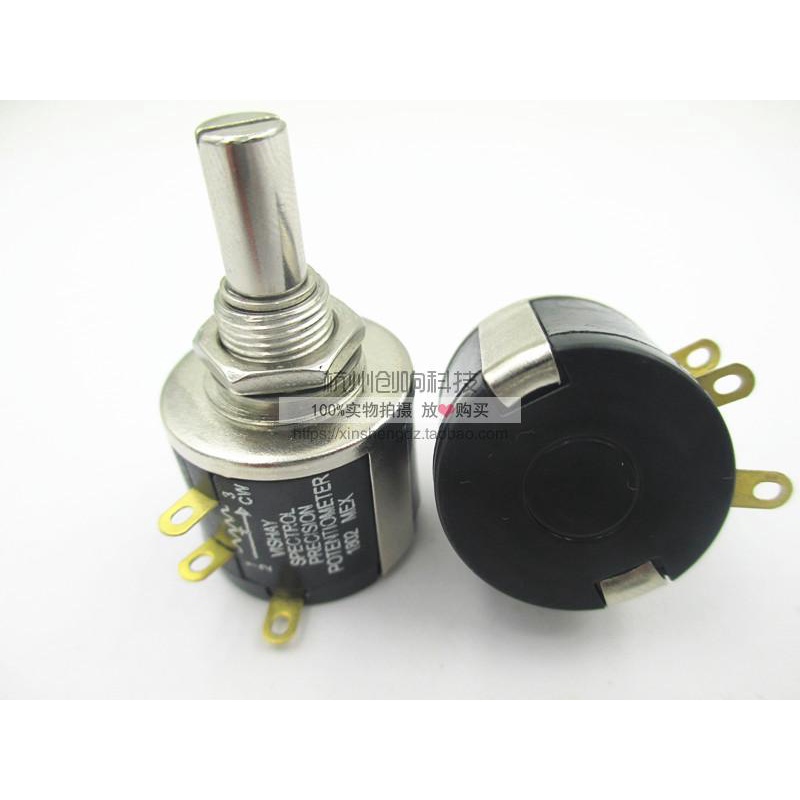 Microfire Precision Multi-Coil Coil Coil Potentiometer 534-1 B5K B502 Multi-Coil Potentiometer