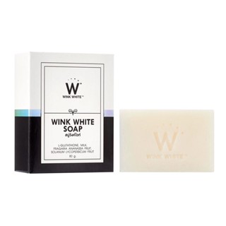 สบู่วิ้งค์ไวท์ Wink White Soap 80g (SKU-06146)