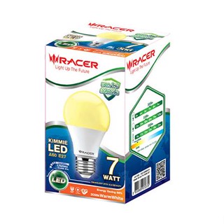 หลอด LED RACER A60 KIMMIE 7 วัตต์ WARM WHITE  E27