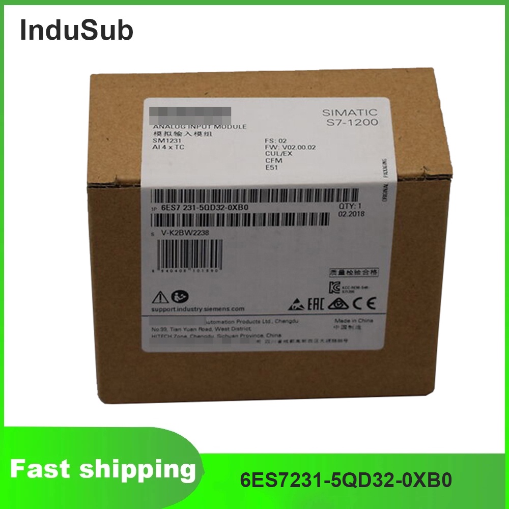YTH 6ES7231-5QD32-0XB0 ใหม่ PLC SIMATIC S7-1200 ANALOG INPUT โมดูล SM 1231 TC plc Automata controlle