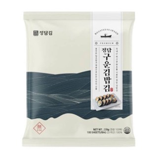 [พร้อมส่ง🚚]จองดัม สาหร่ายย่างพรีเมี่ยม ทำคิมบับ 🇰🇷🍙정담김]정담 구운김밥김 220 g.