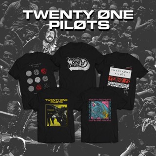 เสื้อยืด พิมพ์ลาย Kaos Band Twenty One Pilots Series DTG Kornit สําหรับผู้ชาย