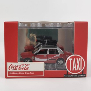 โมเดลมงกุฎ Coca-Cola Toyota Crown Comfort Taxi 1/64 Diecast 000025 สไตล์ฮ่องกง