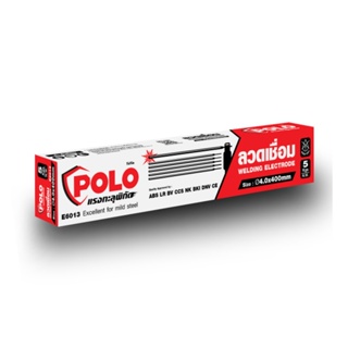 ลวดเชื่อมไฟฟ้า ขนาด 4.0x400 mm ตู้เชื่อม POLO โปโล E6013 Pn.P192-02030 ##