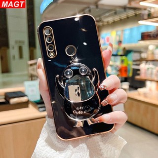 เคสโทรศัพท์มือถือ ลายเป็ดไฟฟ้า พร้อมขาตั้ง สําหรับ Huawei Y6P 2020 Y7A Nova 5T 8i 7i 7SE 3i Y9S Y7 Pro Y9 Prime 2019