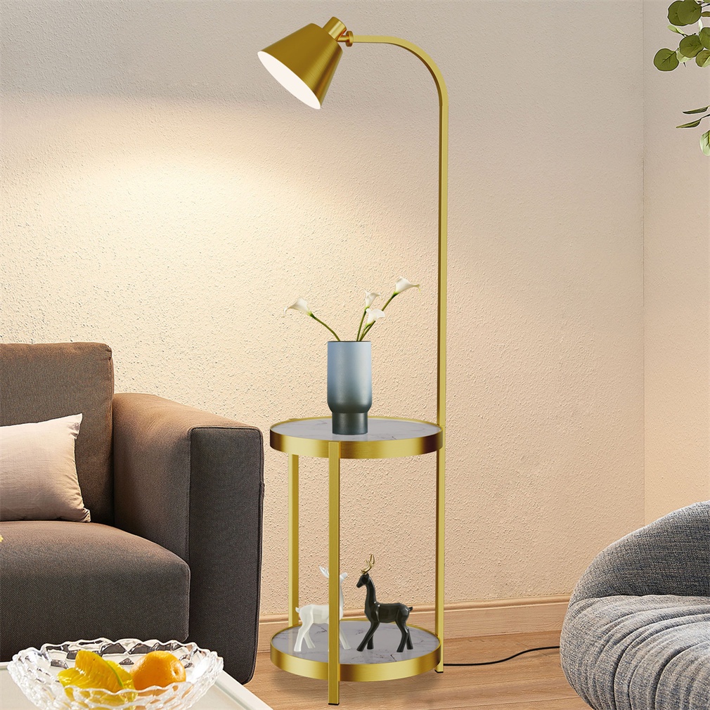 โคมไฟตั้งพื้น ไฟห้องนั่งเล่น ไฟห้องนอน ฐานลายหินอ่อน Floor lamp โคมไฟอ่านหนังสือ โคมไฟตั้งพื้น LED ทรงสูง ไฟประดับ