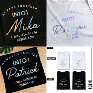 🌈เสื้อ INTO1 โฮโลแกรม💿 ทอง🌟