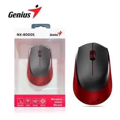 เม้าส์ไร้สาย Genius NX-8000s Wireless Optical Mouse 2.4GHz BlueEye engine ประกันศูนย์ 1 ปี