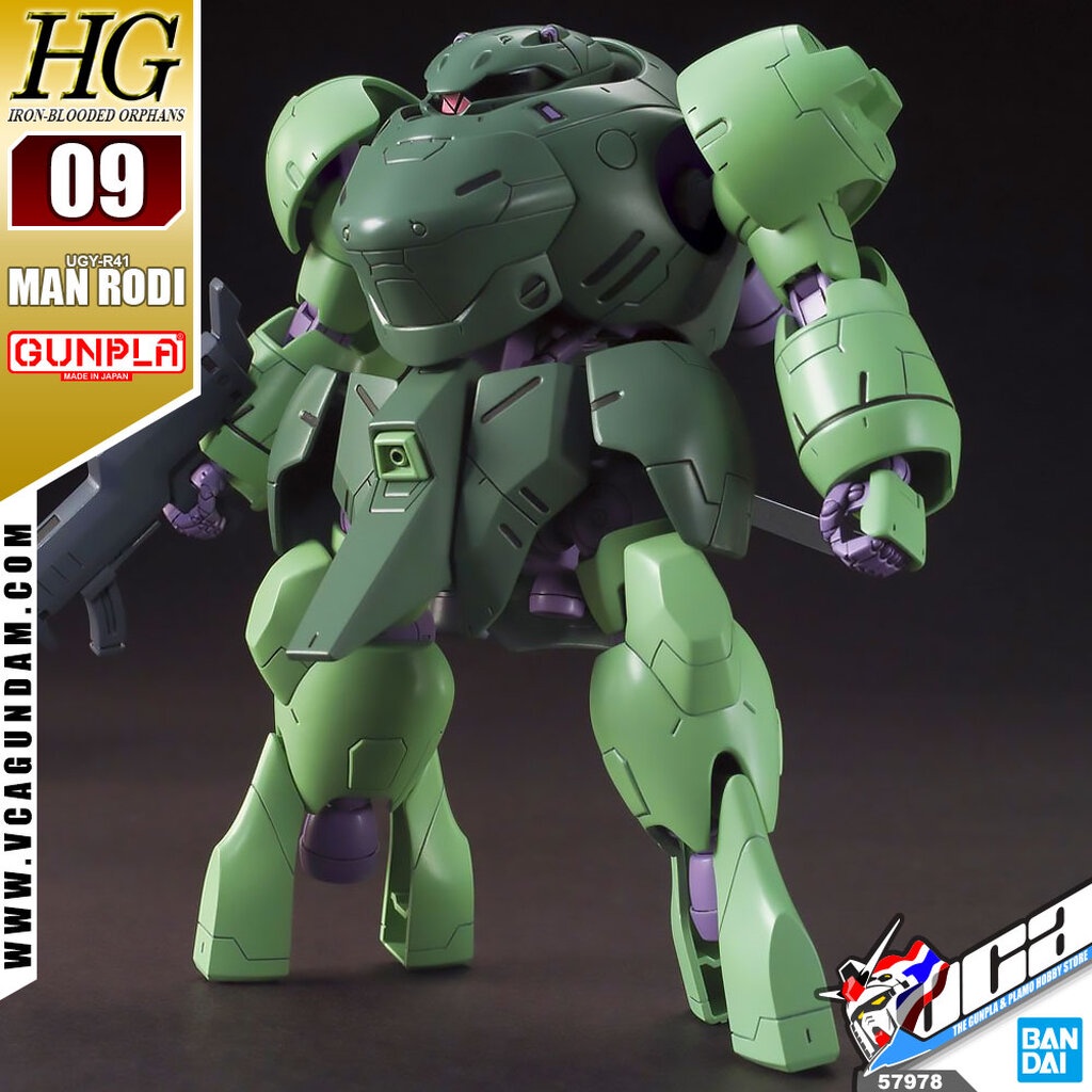 VCA ⭐️ BANDAI GUNPLA HIGH GRADE IRON BLOODED ORPHANS HG MAN RODI GUNDAM ประกอบ หุ่นยนต์ โมเดล กันดั้