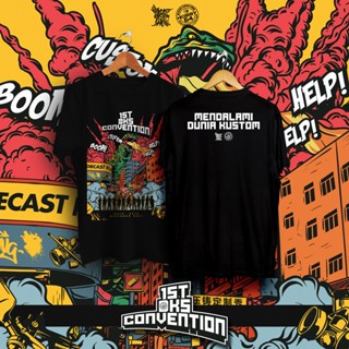 เสื้อยืดผ้าฝ้ายพิมพ์ลายแฟชั่น 1st DKS Convention เสื้อยืด พิมพ์ลาย สําหรับผู้ชาย และผู้หญิง