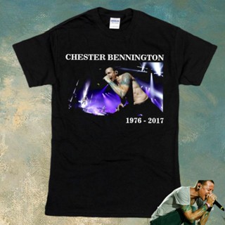 เสื้อยืดแฟชั่น Chester Bennington Linkin Park เสื้อยืดวงร็อค / Rock Band Linkin Park Charles Bennington โอเวอร์ไซซ์ สําห