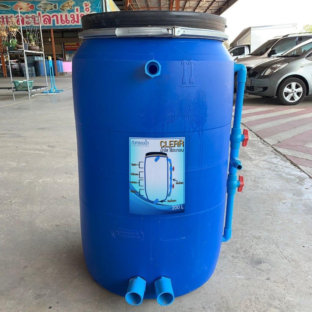 ถังกรองบ่อปลา ขนาด 200 ลิตร ออกล่าง ( ครบชุด ) By วสันต์อุปกรณ์ปลาสวยงาม - รูปที่ 3