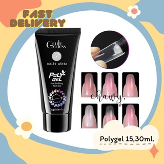 Poly Gel  15 ml ชนิดข้น เนื้อดี สามารถตบจัดทรงได้นาน Polygel โพลี่เจล