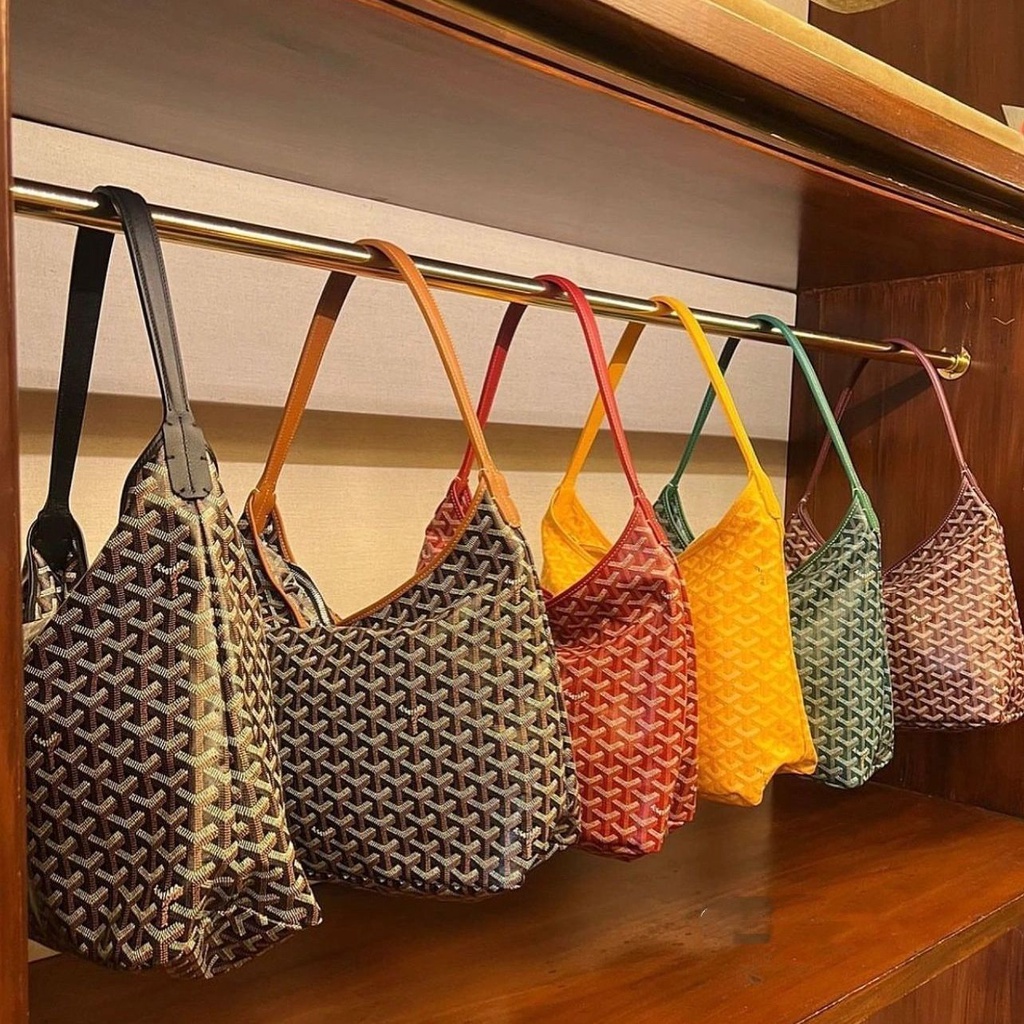 Goyard กระเป๋า goyard กระเป๋าสะพาย 22hobo goyard กระเป๋า heme ผู้ชายผู้หญิง Collision สไตล์รักแร้ Or
