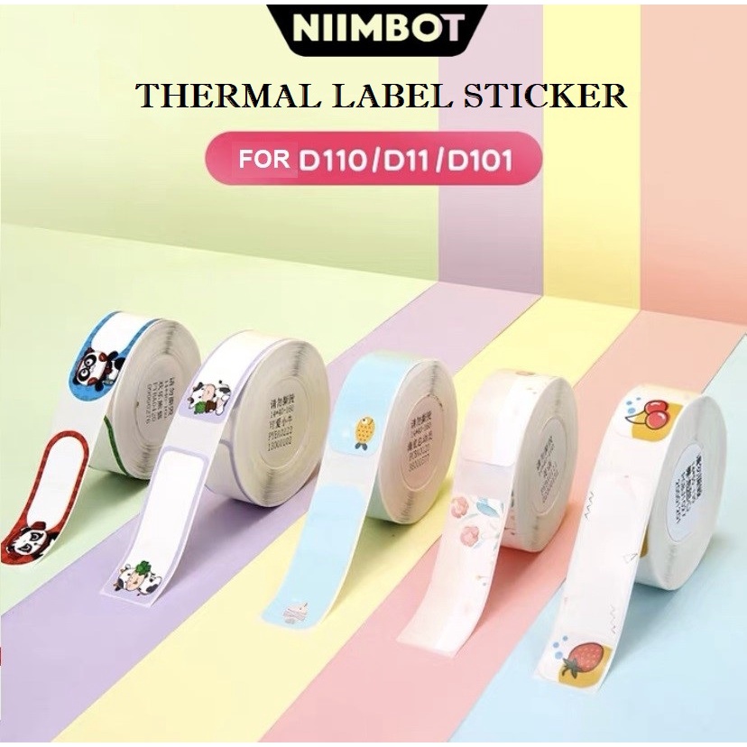 D11 / D110 / D101 Label Sticker Paper Roll Jing Chen (Niimbot) D11 เครื่องพิมพ์ฉลาก ป้ายป้ายราคา – 2