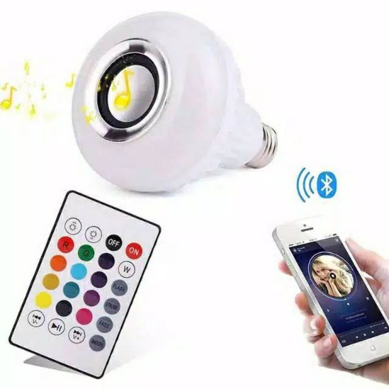 RGB wireless BLUETOOTH SPEAKER LAMP RGB ลําโพงบลูทูธไร้สาย ลําโพงหลอดไฟ