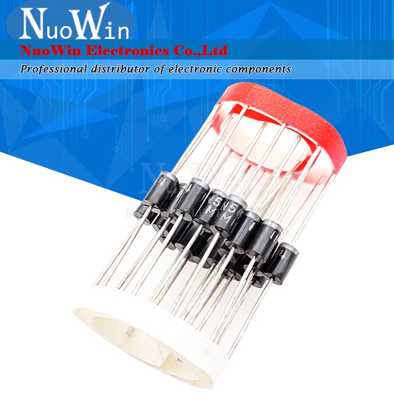 1 full pack Rectifier Diode 1N5408  1N5404 1N5401 1N5822 1N5818  UF5408 UF5402 6A10 10A10 DO-27