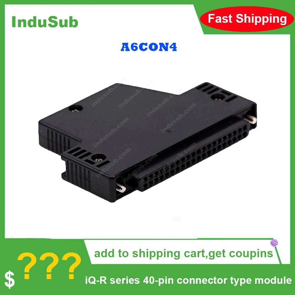 A6CON4 PLC controller Q series ปลั๊ก I/O iQ-R series 40-pin Connector ประเภทโมดูล