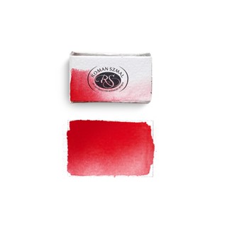 FOLIO ART : Roman Szmal Single เบอร์ 210 Pyrrole red สีน้ำสีสดใส เกรดศิลปิน สีก้อนเม็ดสีละเอียด 899082210