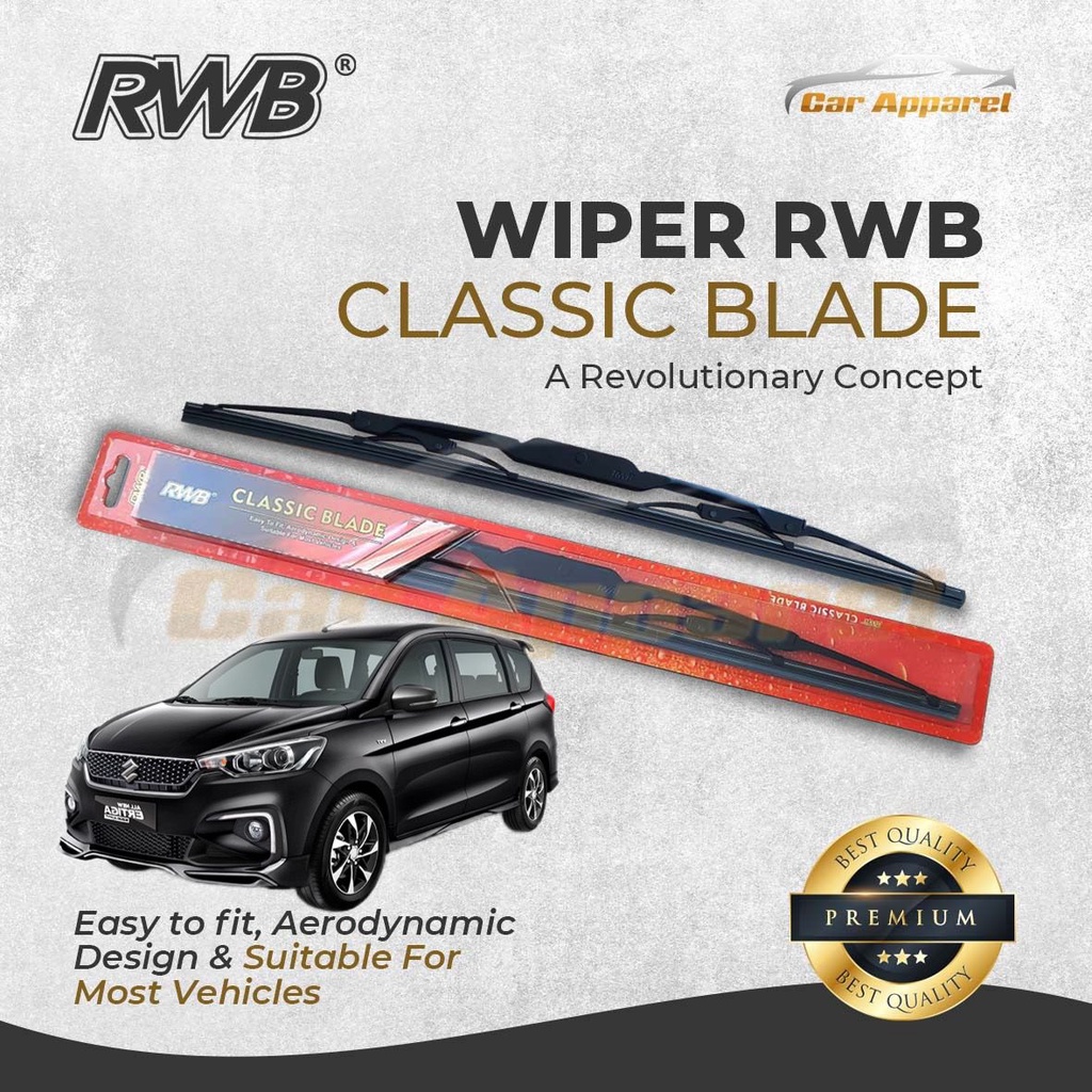 ที่ปัดน้ําฝน RWB Classic NEW ERTIGA GEN2 2018-2022 Hybrid / Windshield NEW ERTIGA