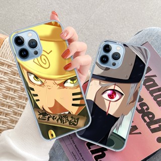 เคสโทรศัพท์มือถือแบบนิ่ม TPU ใส ลายการ์ตูนนารูโตะ สําหรับ iPhone 14 Pro Max 13Pro 12 11