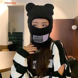 [risesky] Mouse Ski Mask Winter Warm Knit Cap Balaclava Mask Artificial wool Hats