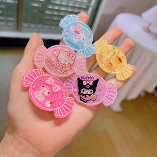 กิ๊บหนีบผม SANRIO ประดับมุก ด้านหลังเป็นตัวหนีบสีทอง กิ๊บติดผมลายการ์ตูน รูปทรงท็อฟฟี่น่ารัก ( ราคา 39 บาท ต่อ 1 คู่ )