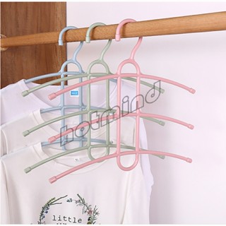 HotMind ไม้แขวนเสื้อ ก้างปลา ไม้แขวน 3 ชั้น  Portable Hanger